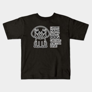 My Dog Is My CEO Kids T-Shirt